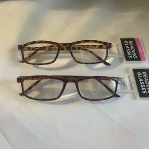 New FGX reading glasses, new bundle of 2. +2.50 strengths.